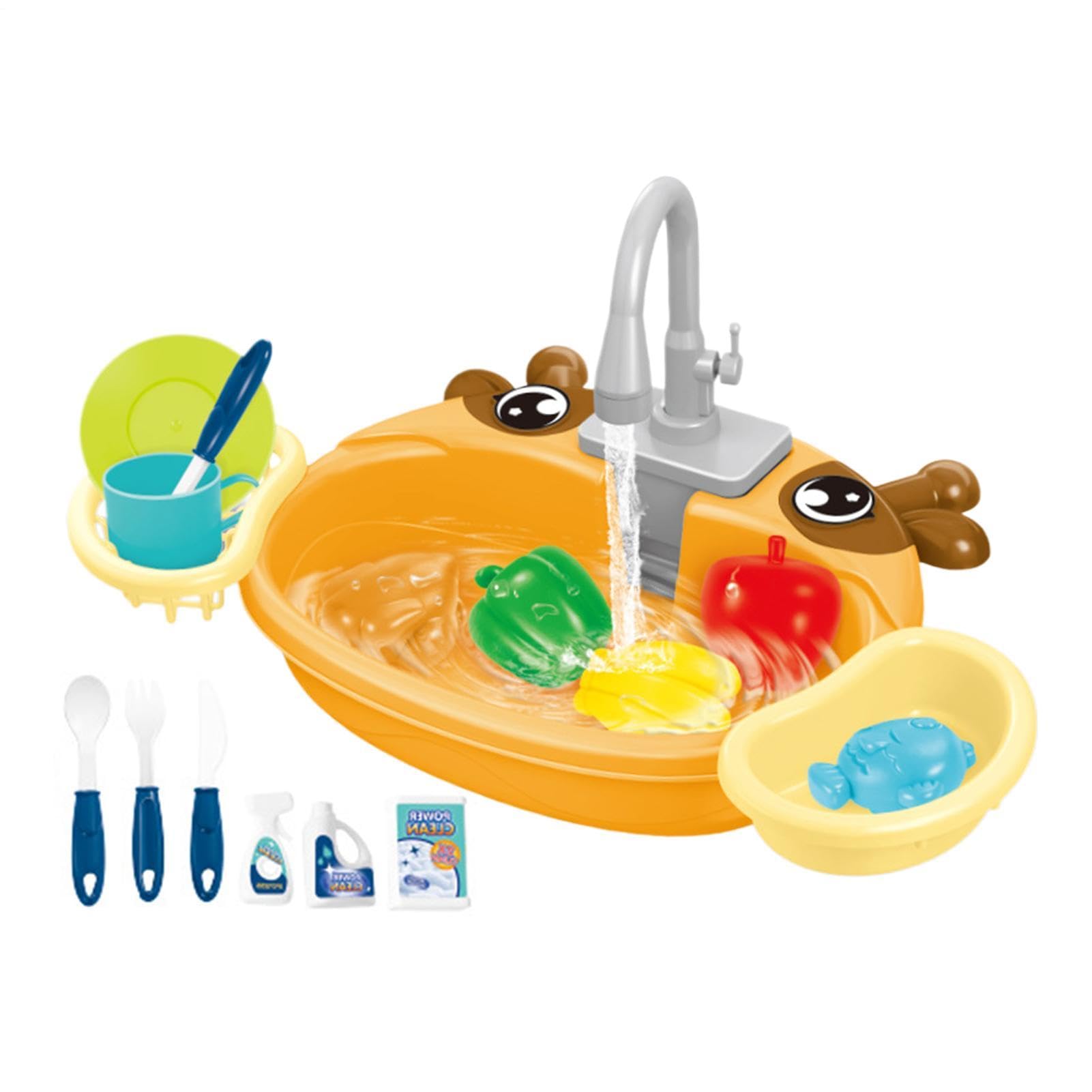 Play Sink Kitchen Water Toy - ABS | Kids Running Water Sink 15.75 Inch Outd โ image 1
