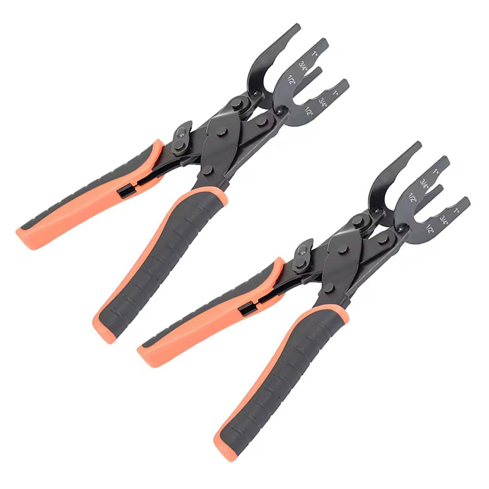 2Pcs Push Fit Disconnection Pliers Tool Pliers Tool Multi Size Deformation Pipe Removal Plier for PVC Pipe Disconnection Press Type Removal