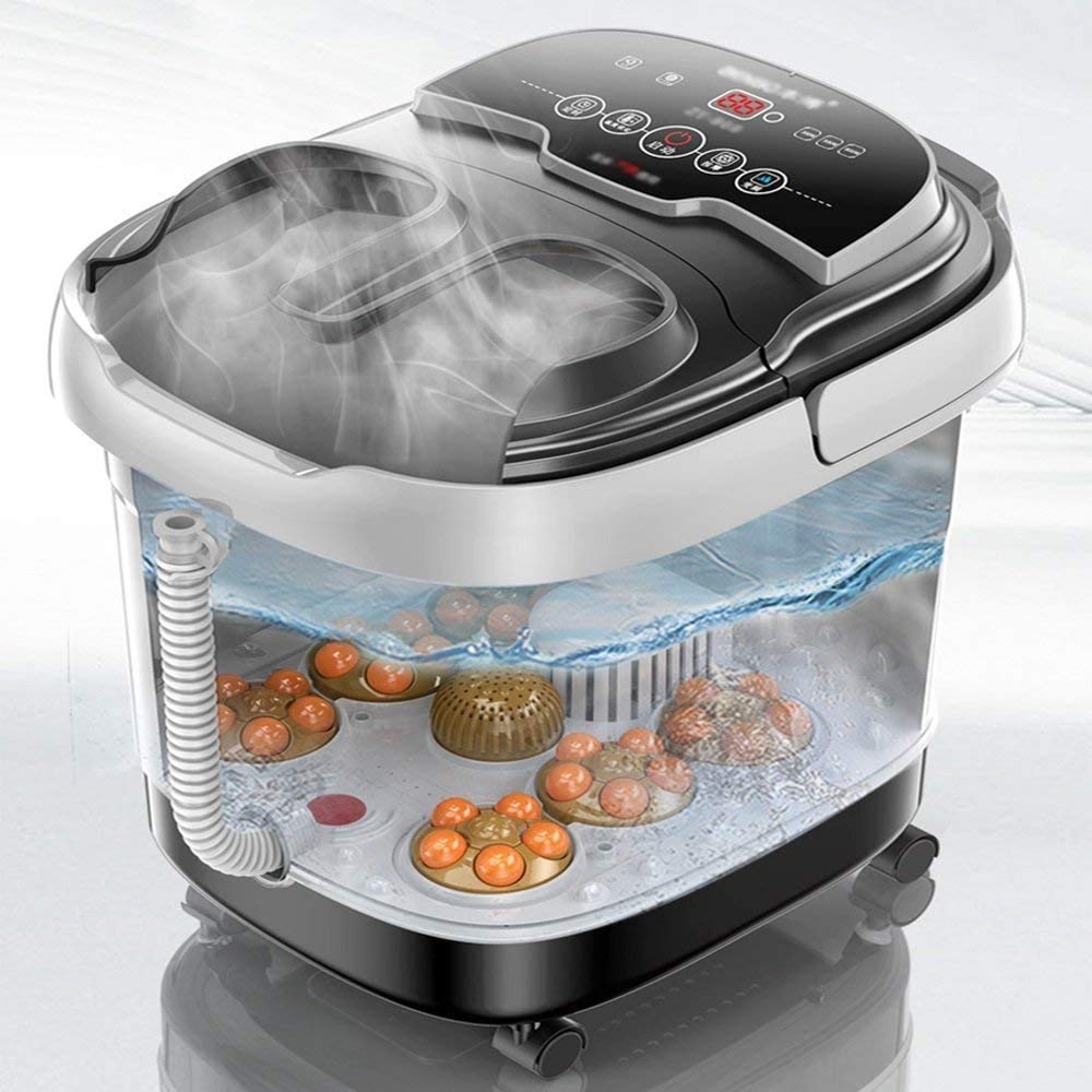 Babylove Foot Bath Spa Shiatsu Massager Red Light Irradiation for Heat Stimulating Muscles and Relieves Foot Pain,in Home Office