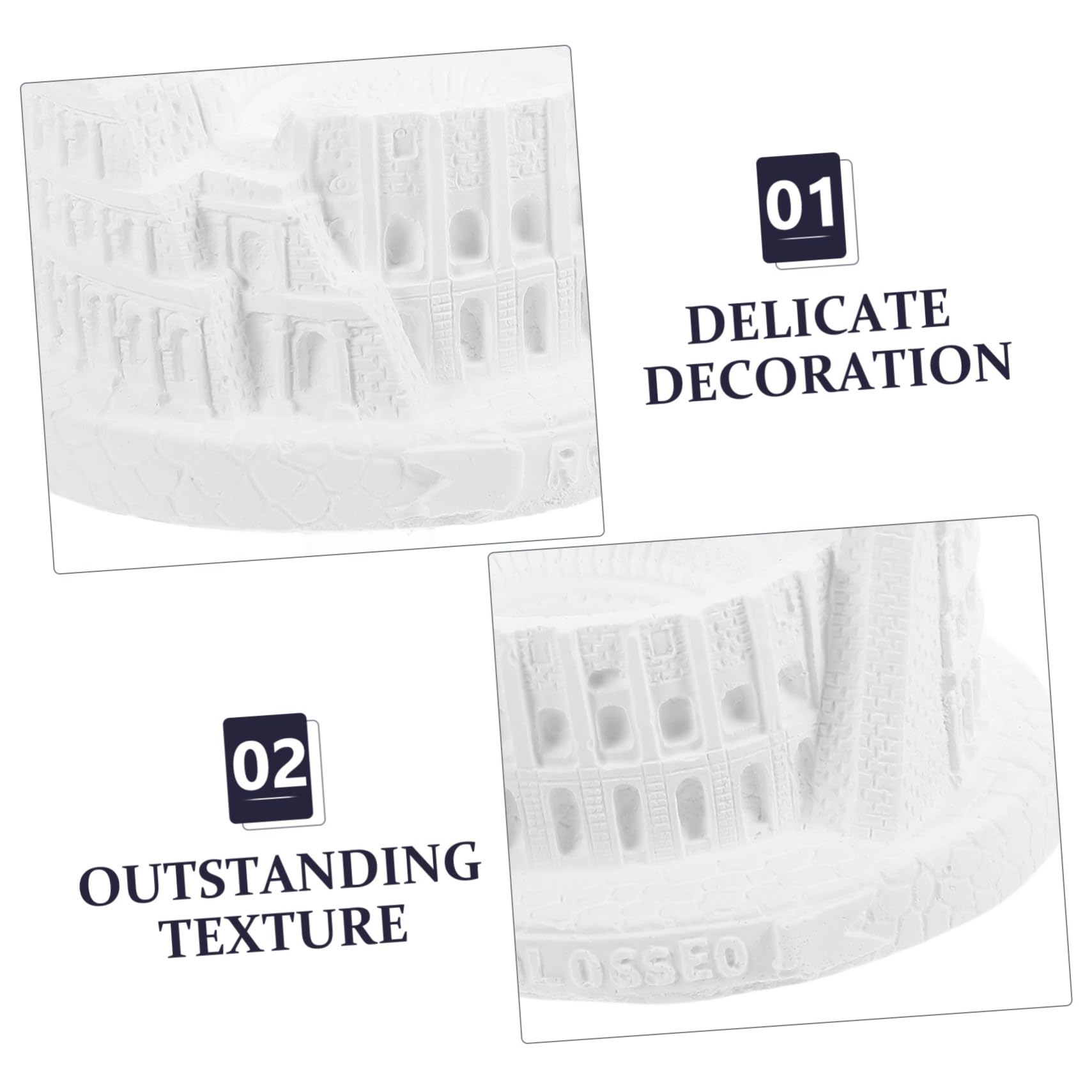 Amazon.co.jp: Ciieeo ローマの ッセ 装飾像 家用 ティークスルの 模