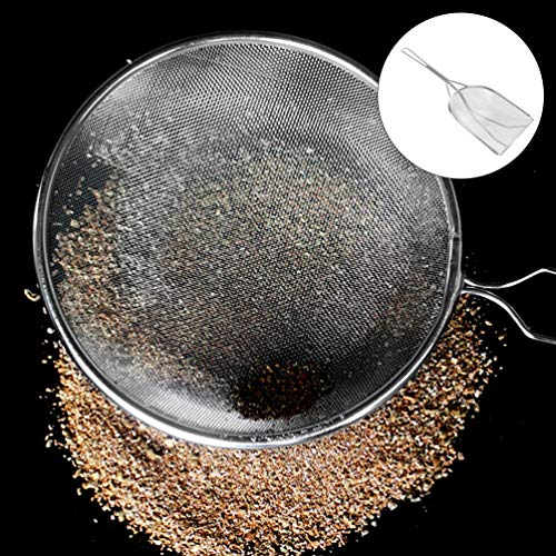 POPETPOP 2Pcs Réptil Areia Fina Malha Colher Dragão Barbudo Lagarto Réptil Terrário de Areia Pá Maca