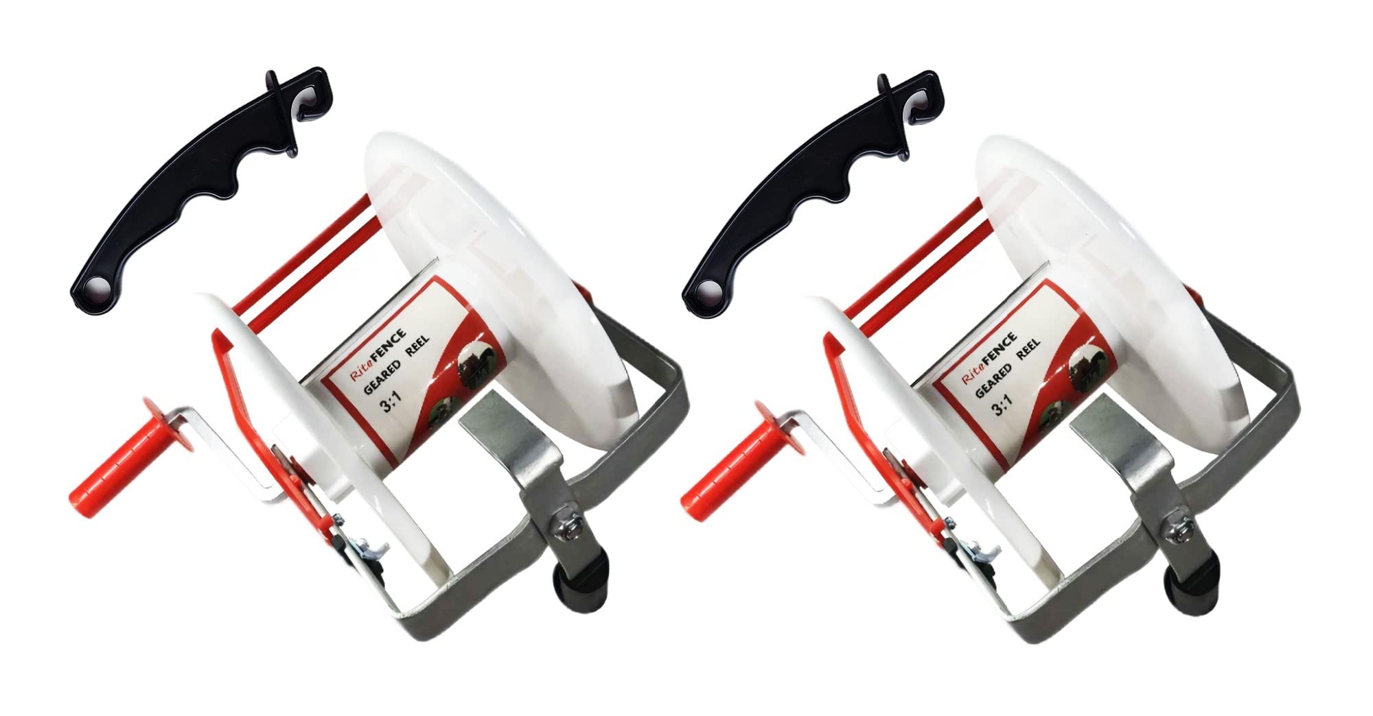 Buy RiteFENCE 2 Pack 31 Electric Fence Geared Reel Wire Winder Reel
