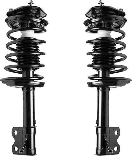 Miniatura 460 de Detroit Axle - Kit de suspensión delantera de 10 piezas para Chevy Aveo Aveo5 Pontiac G3 Wave 2 Ready Struts Assembly 2 Enlaces de barra