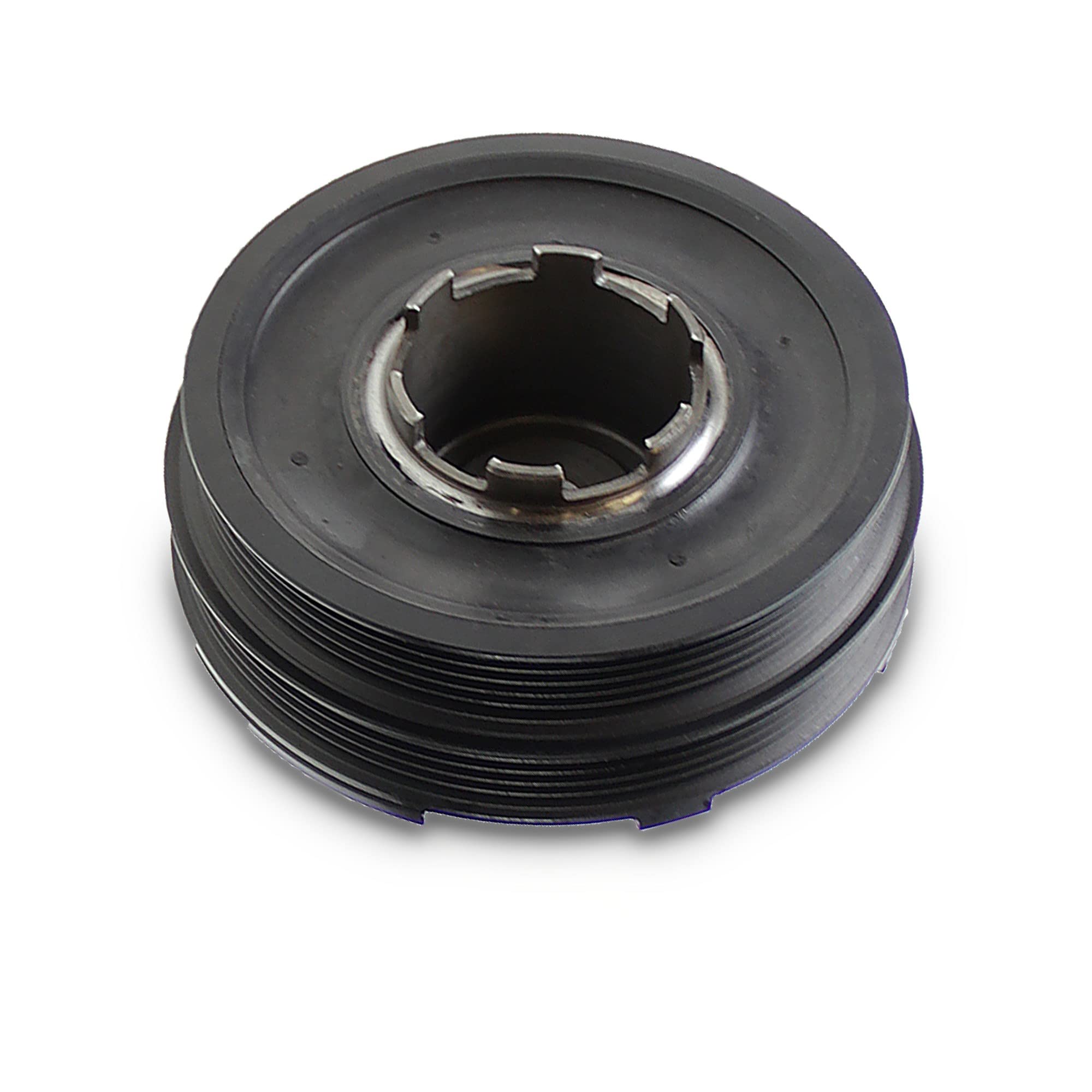 ATEC Germany 1x polea del cigüeñal, desacoplada, compatible con BMW Serie 3 (E46), 3 Touring (E46), 5 (E39), 5 Touring (E39)