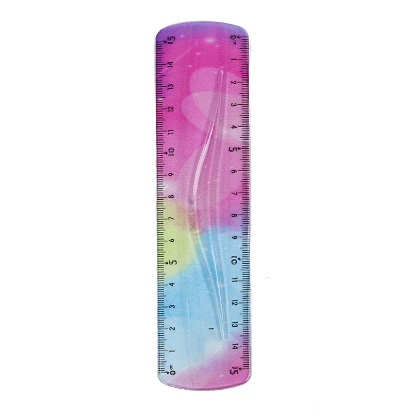 Flexible PVC Ruler Soft Bendable Shatterproof Measuring Tool Suitable for Classroom Home School and Home Projects School Ruler
