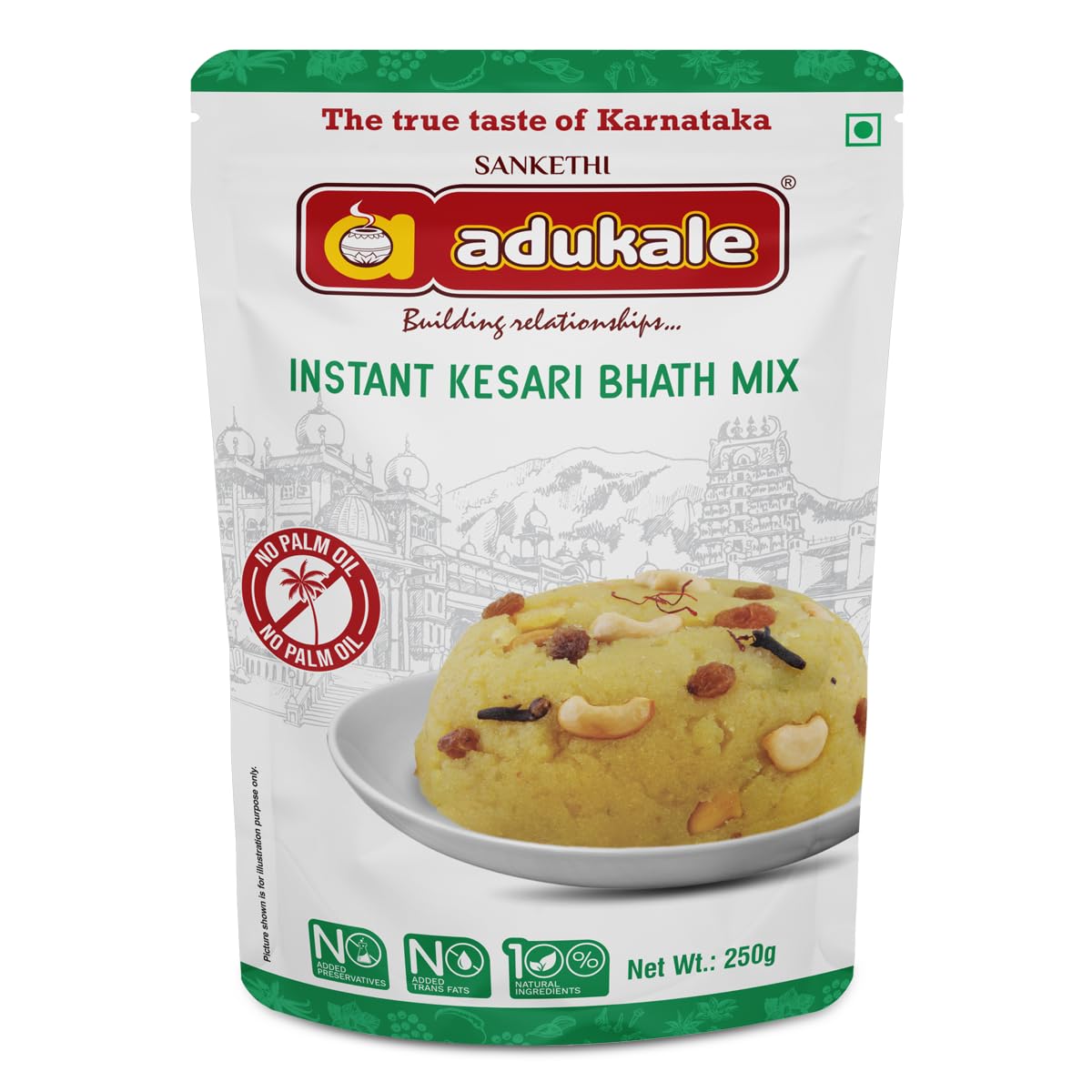 adukale Kesari Bhath Mix, 250g