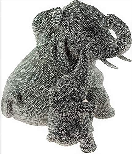 Lesser & Pavey Silver Art Elephant Ornament Animal Statue Figurine Home