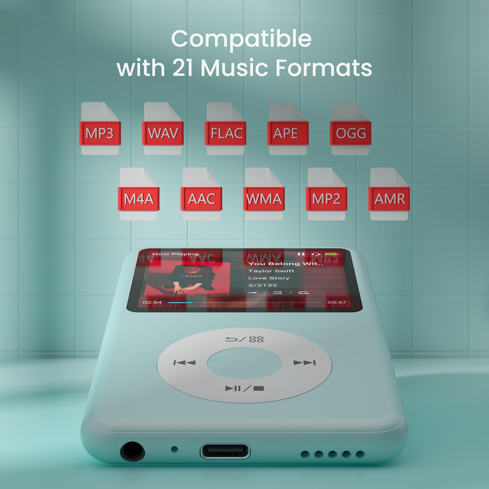 Amazon.com: Mp3 Player with Bluetooth Y1 128G Innioasis Digital