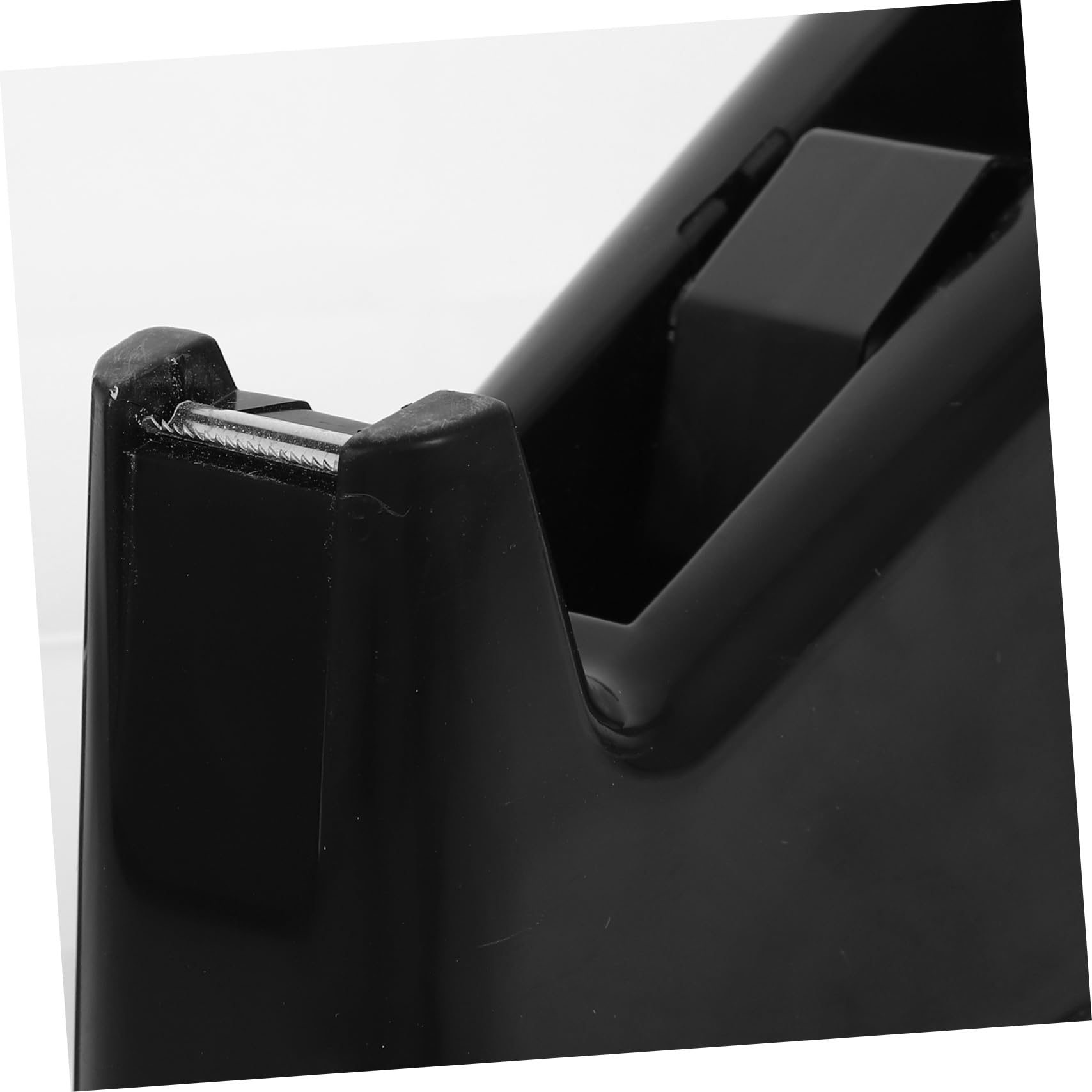 Petit Distributeur de Ruban Adhésif Noir Abs Acier Inoxydable pour Bureau