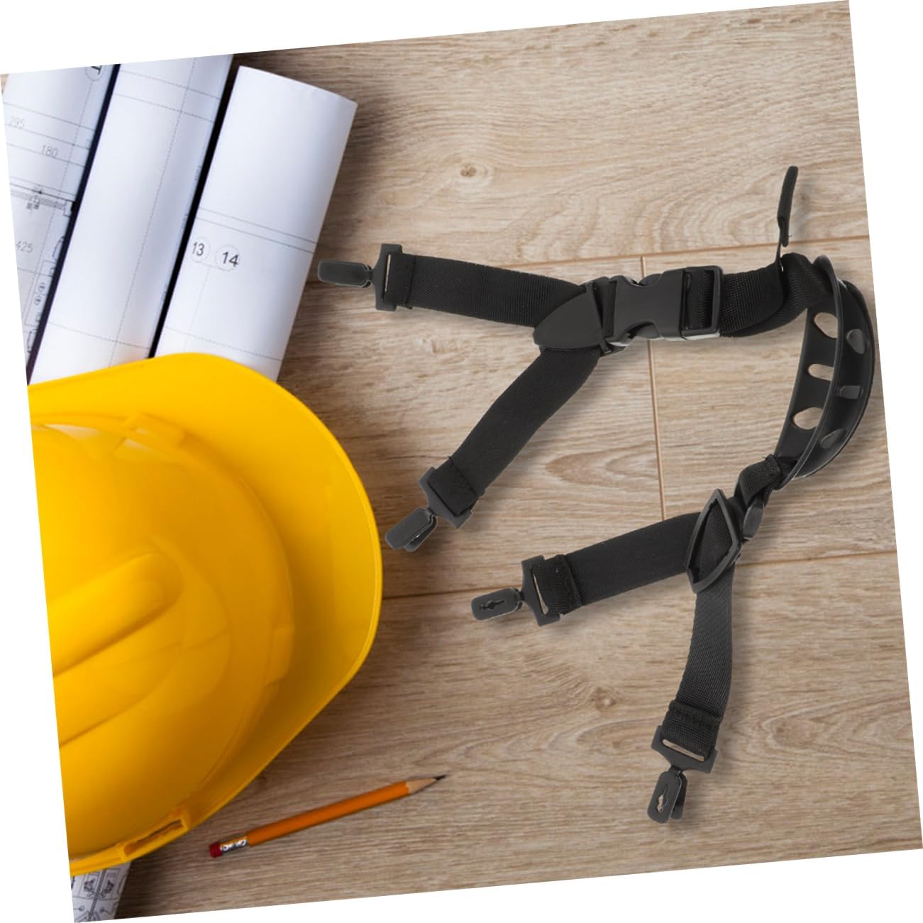 3pcs Wear-Resistant Hard Hat Chin Straps for Enhanced Design Comfortable for Construction Workers
