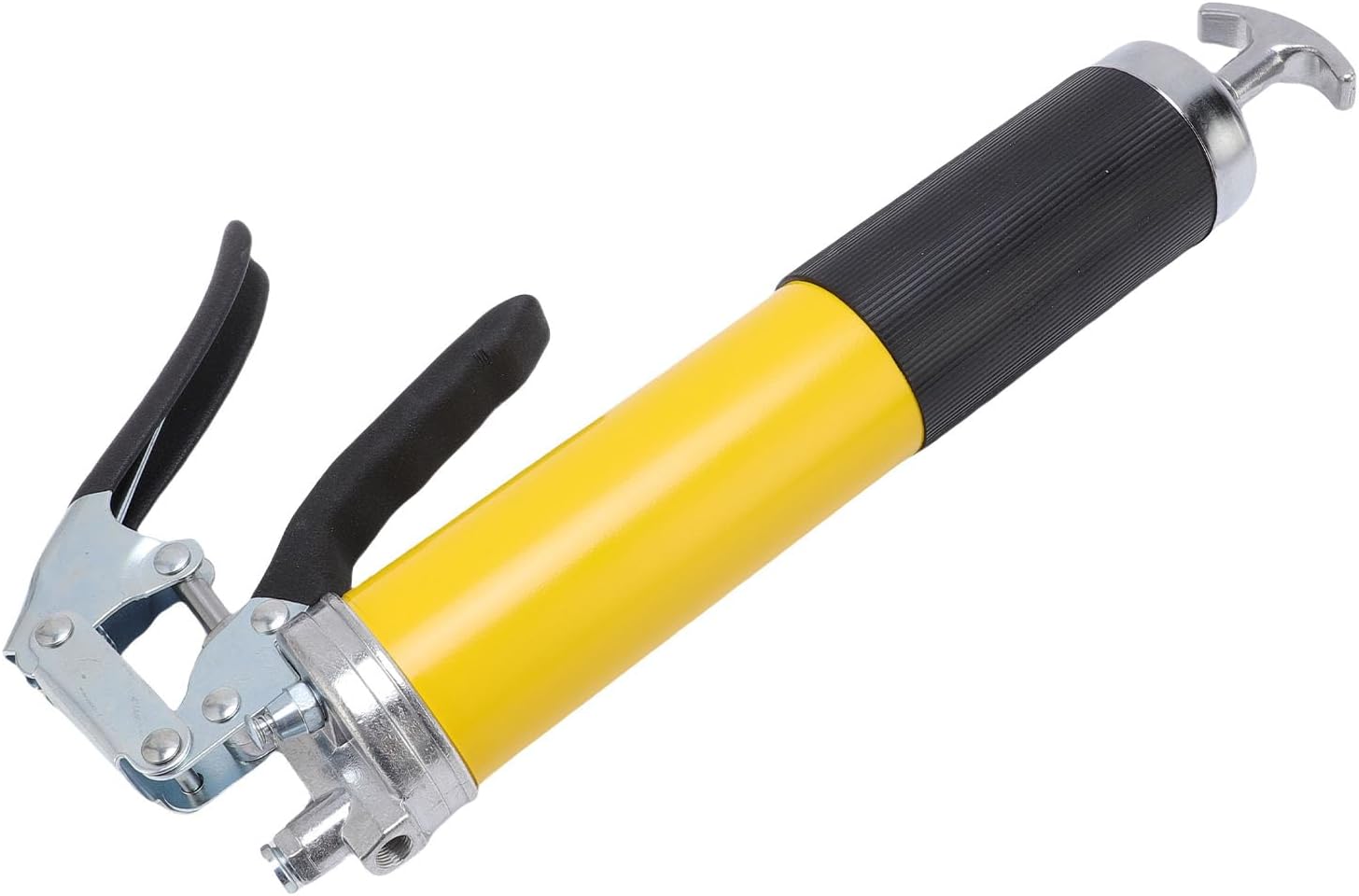 Zunate Manual Grease Kit, 10000PSI High Pressure 400cc Alloy Lubrication Tool with Extension Hose and 2 Nozzles for Automotive and Industrial Maintenance Tasks