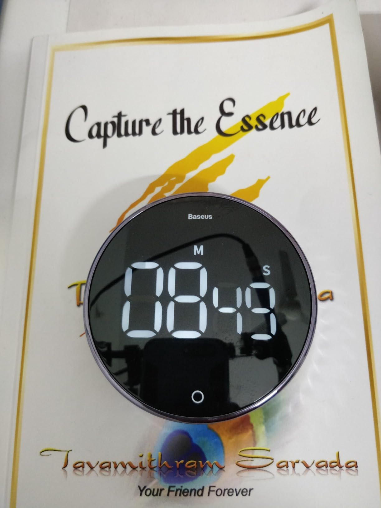 Baseus Heyo Rotation Countdown Timer Kitchen Timer Countdown LCD ...