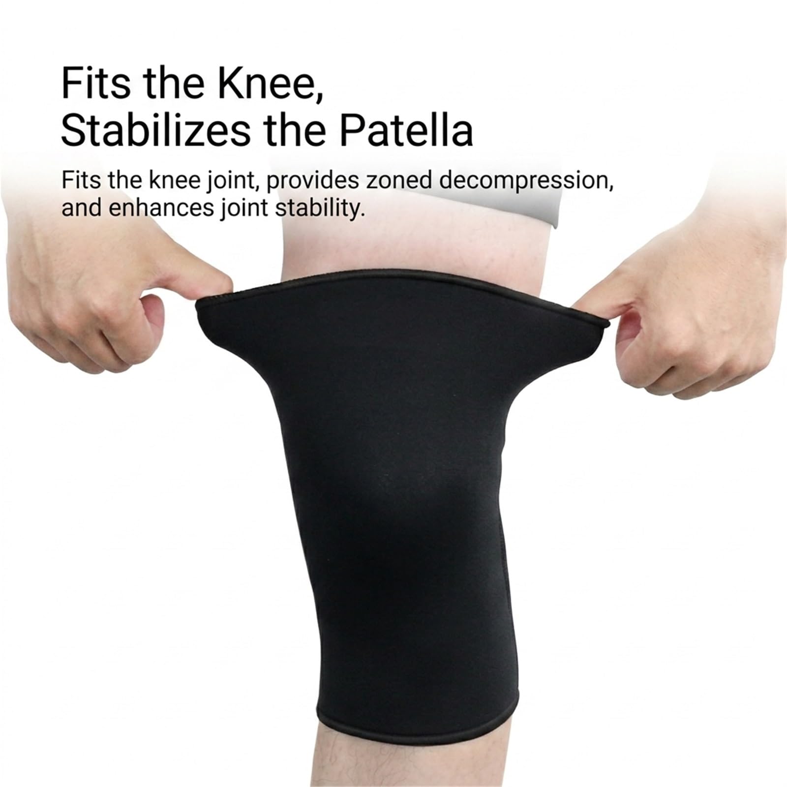 Rodillera de compresión transpirable de neopreno para alivio del dolor articular, soporte deportivo para correr, gimnasio, recuperación de lesiones, protector de rodilla para hombres y mujeres (v