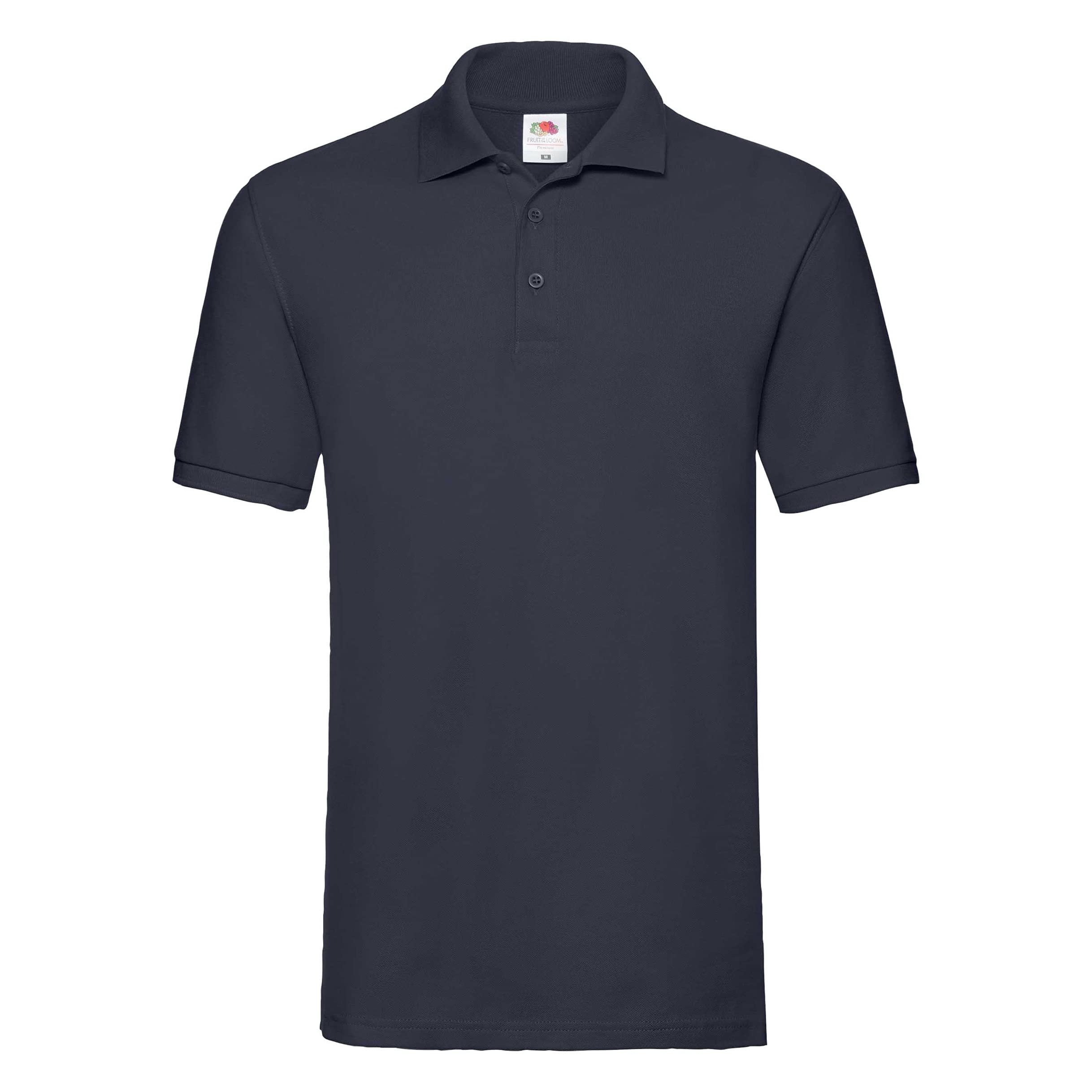 Fruit of the Loom Men's Polo Shirt - Small - Mid Navy