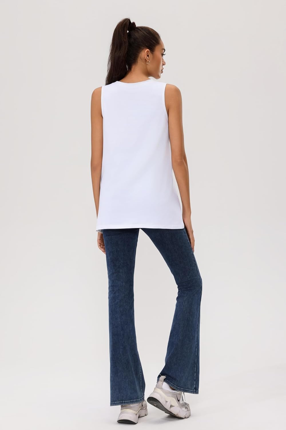 Tank Top for Women Loose Summer Casual Sleeveless Crewneck Shirt - Image 4