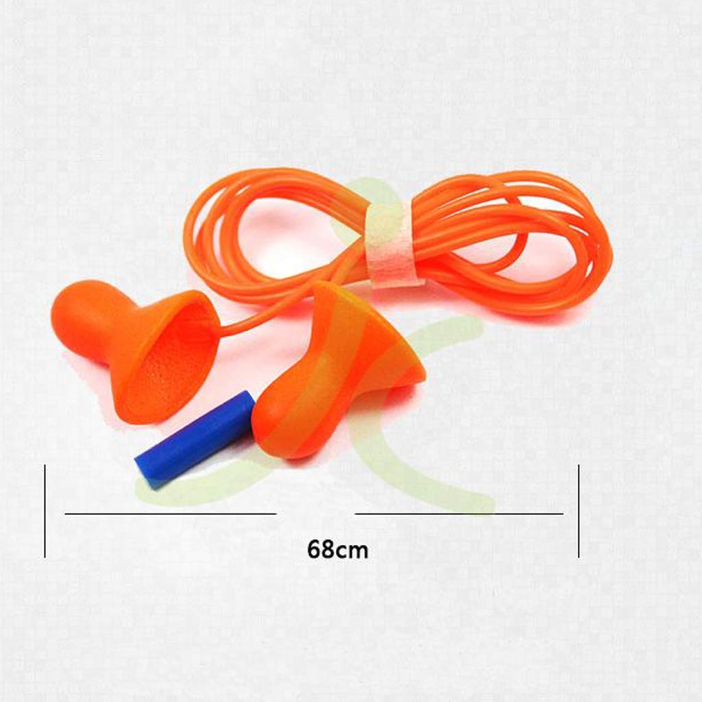 El ronquido tapón auditivo del sueño Silencio Trabajo Anti-Ruido Artefacto Plug Súper insonorizadas Anti-Ruido (Color : 50 Pairs, Size : M)