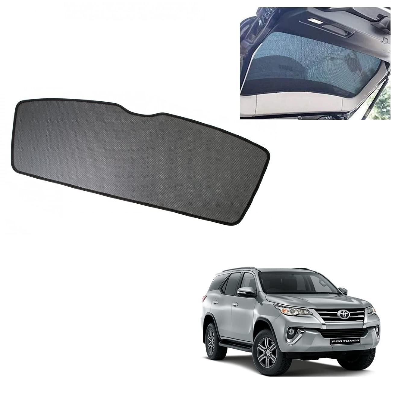 Auto Addict Car Dicky Sunshade Curtain (Rear Window,Diggy,1 Pc) for Fortuner New (2016-Present)