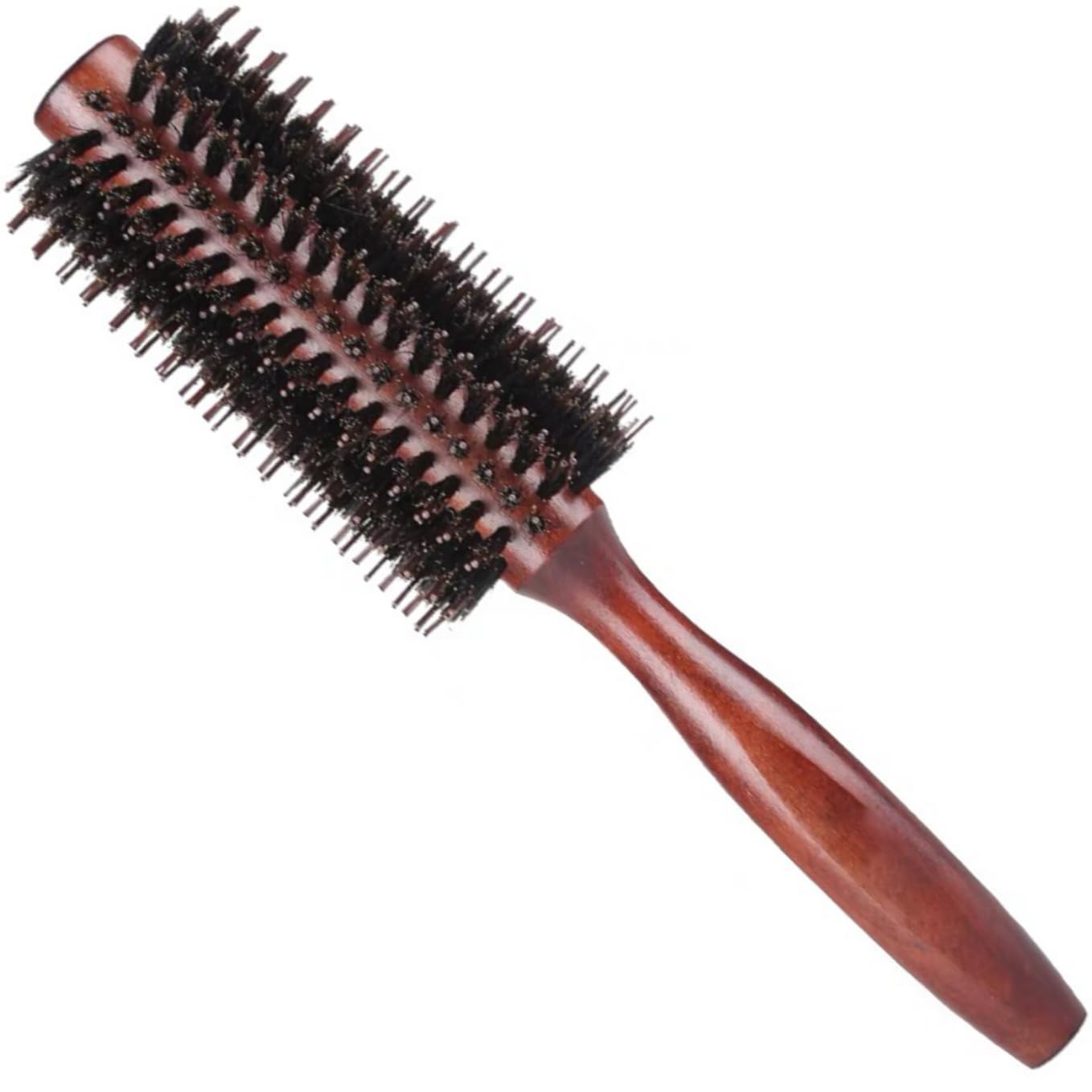 Cepillo redondo para secado, cepillo de pelo redondo de cerdas de jabalí