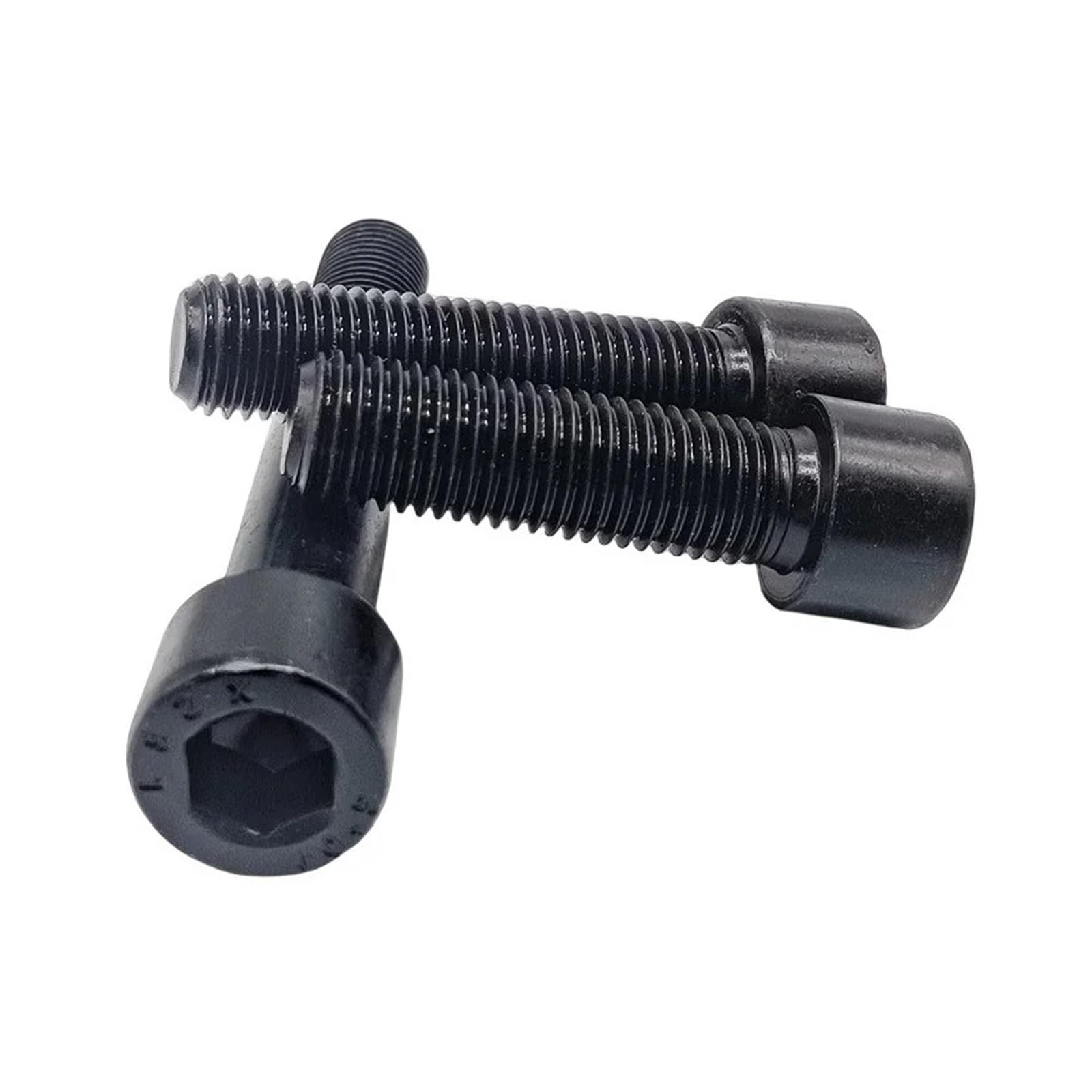 Sechskant-Maschinenschrauben aus Kohlenstoffstahl der Güteklasse 10.9 M8-M24 mit Feingewinde – 1–50 Stück for die Metallverarbeitung(M24x2x150 Half 1pcs)
