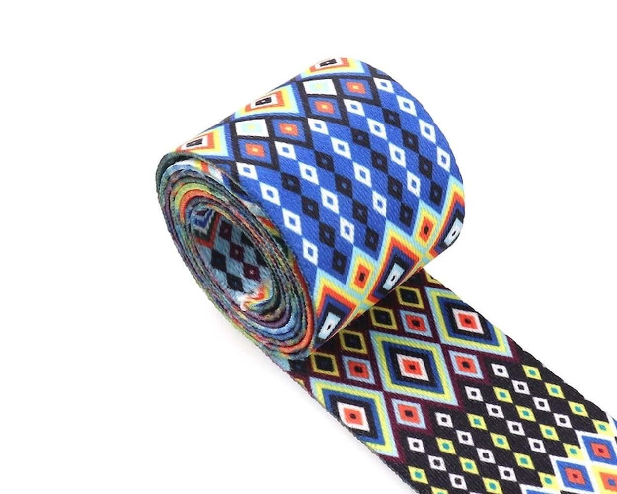 Webbing 5 Yards 38mm Colorful Webbing Strap Purse Ribbon Bag Straps Key Fob Luggage Belt Rope Dog Pet Collar Leash(1)