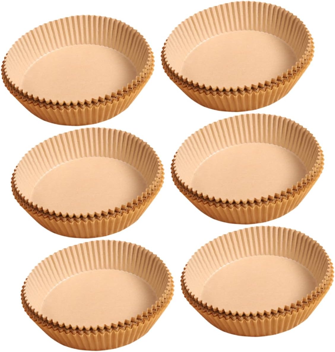LIFKOME 50 Pcs Heat Resistant Oil Absorbing Baking Paper Liners for Air Fryers Non Stick Round Shape Liner for Easy Cooking and Cleanup for High Temperature Baking LIFKOME 50 Pcs Heat Resistant Oil Absorbing Baking Paper Liners for Air Fryers Non Stick Round Shape Liner for Easy Cooking and Cleanup for High Temperature Baking