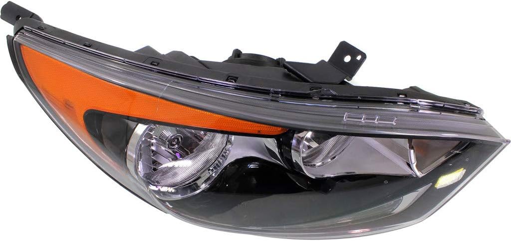 KarParts360 For Kia Rio Headlight 2012 13 14 15 16 2017 Passenger Side | EX/LX Models | Hatchback | Replacement For KI2503154 | 921021W340