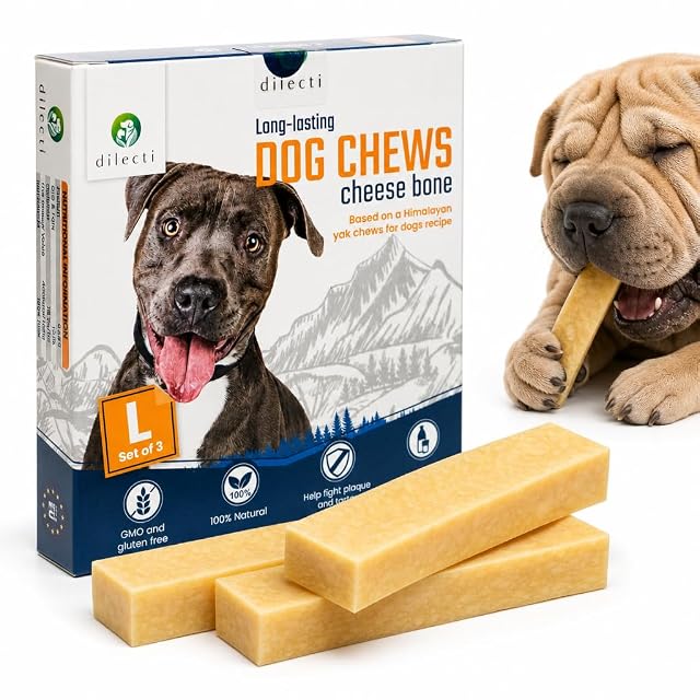 Dilecti Huesos de Queso Naturales