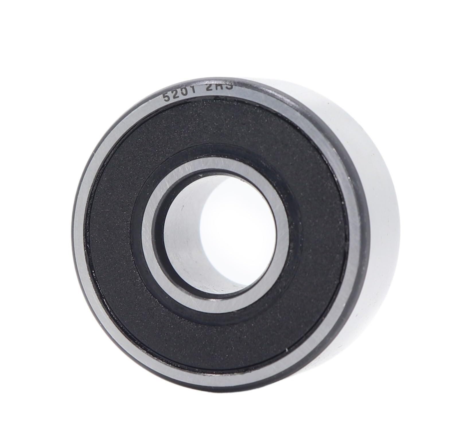 Bimetal Seal Shield Micro rodamiento rígido de bolas 1 Uds 5201-2RS 12 * 32 * 15,9mm rodamientos de bolas de contacto Angular de doble hilera axiales