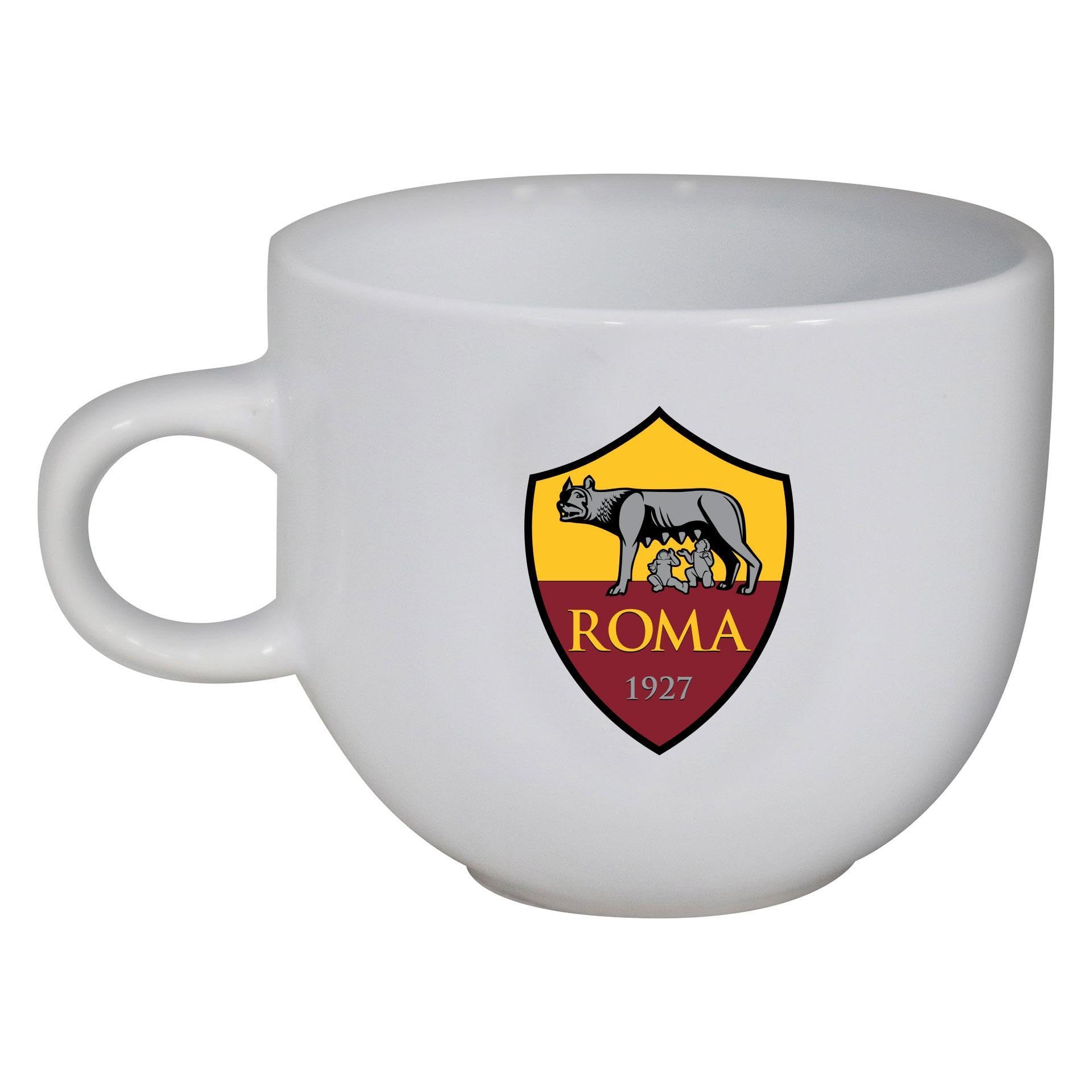Tasse de petit déjeuner de qualité supérieure modèle Roma Blanc élégant