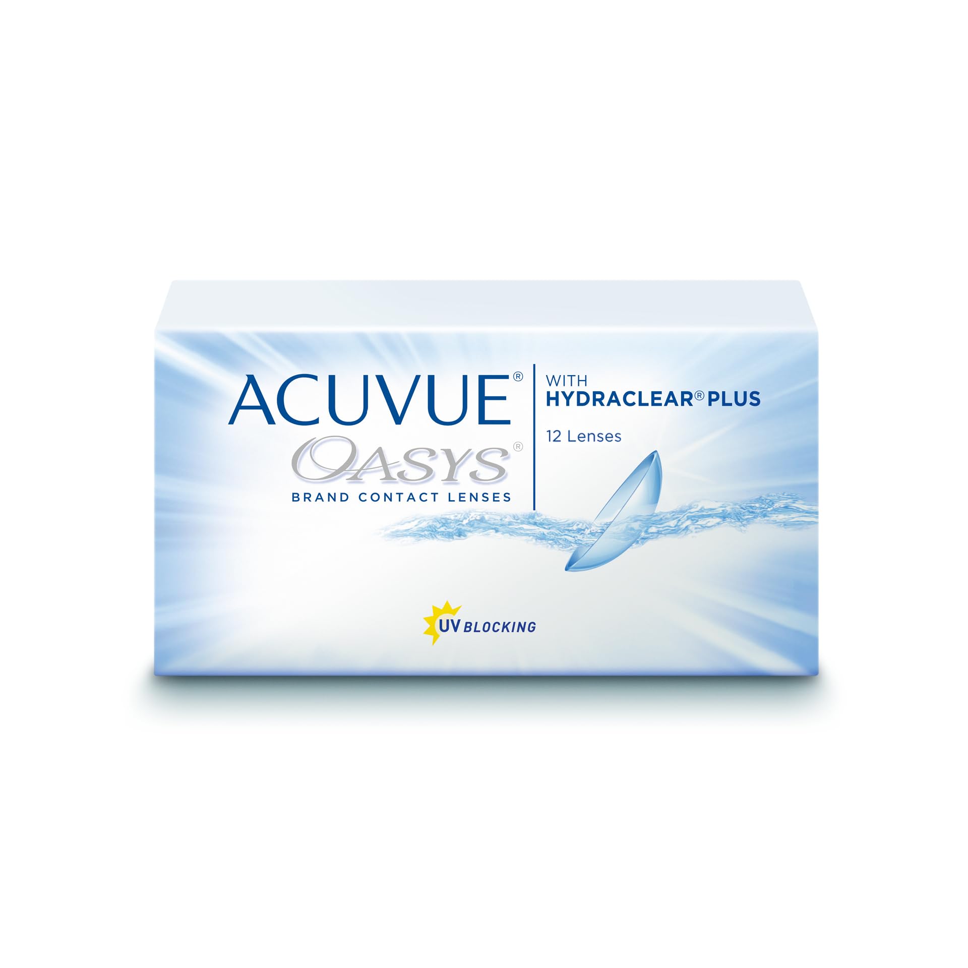 ACUVUE OASYS 2-Wochen-Kontaktlinsen für Tag und Nacht mit -7,5 dpt und BC 8.8 – UV Schutz, Austrocknungsschutz und extrem Hohes Tragegefühl – 12 Linsen