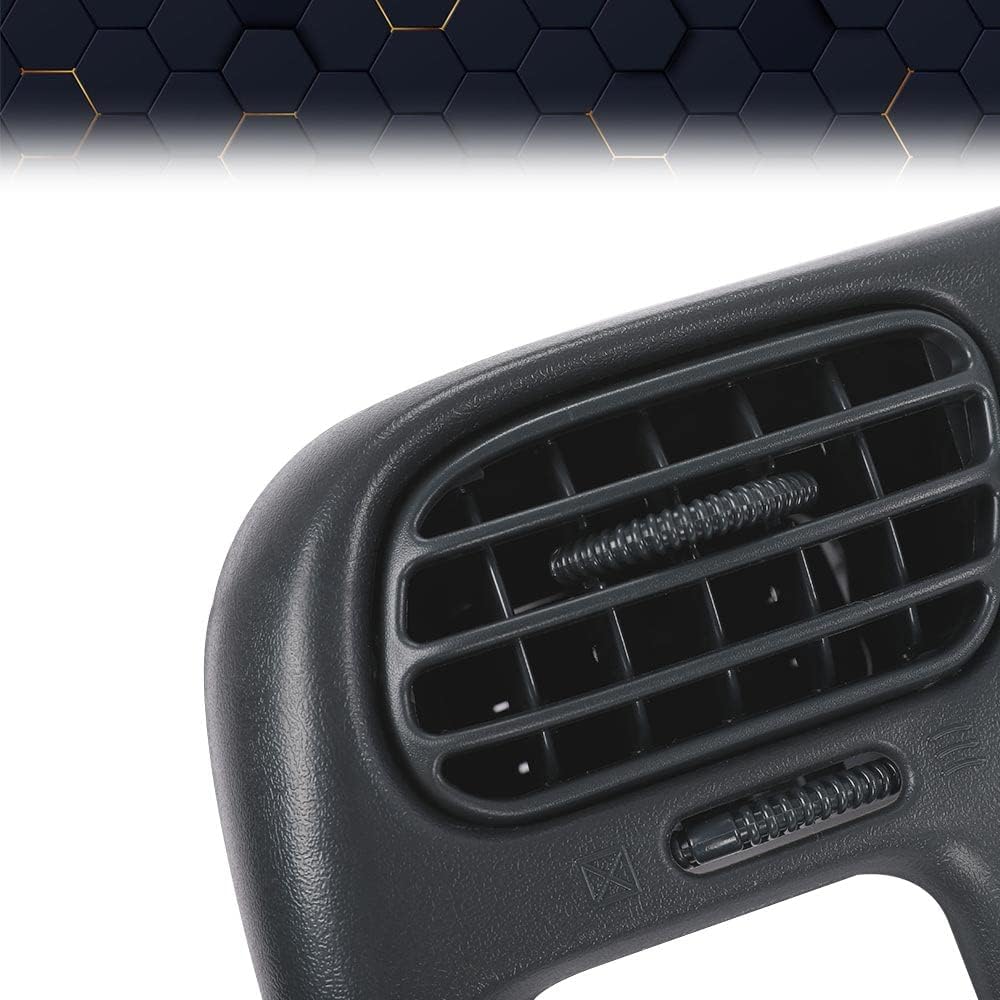 PIT66 Dash Board Bezel Replace Compatible with BLAZER JIMMY SONOMA S10 BRAVADA 1998-2004 Dark Gray（Only Fit for vehicle with Single Din Radio）