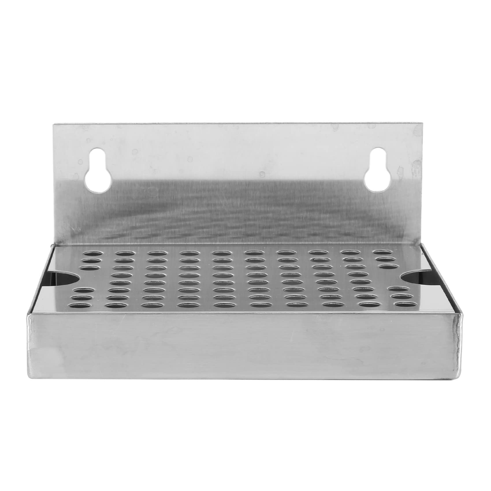 Edelstahl Bierauffangschale Ohne Ablauf - Wandhalterung Für Homebrew Fässer 152x114mm
