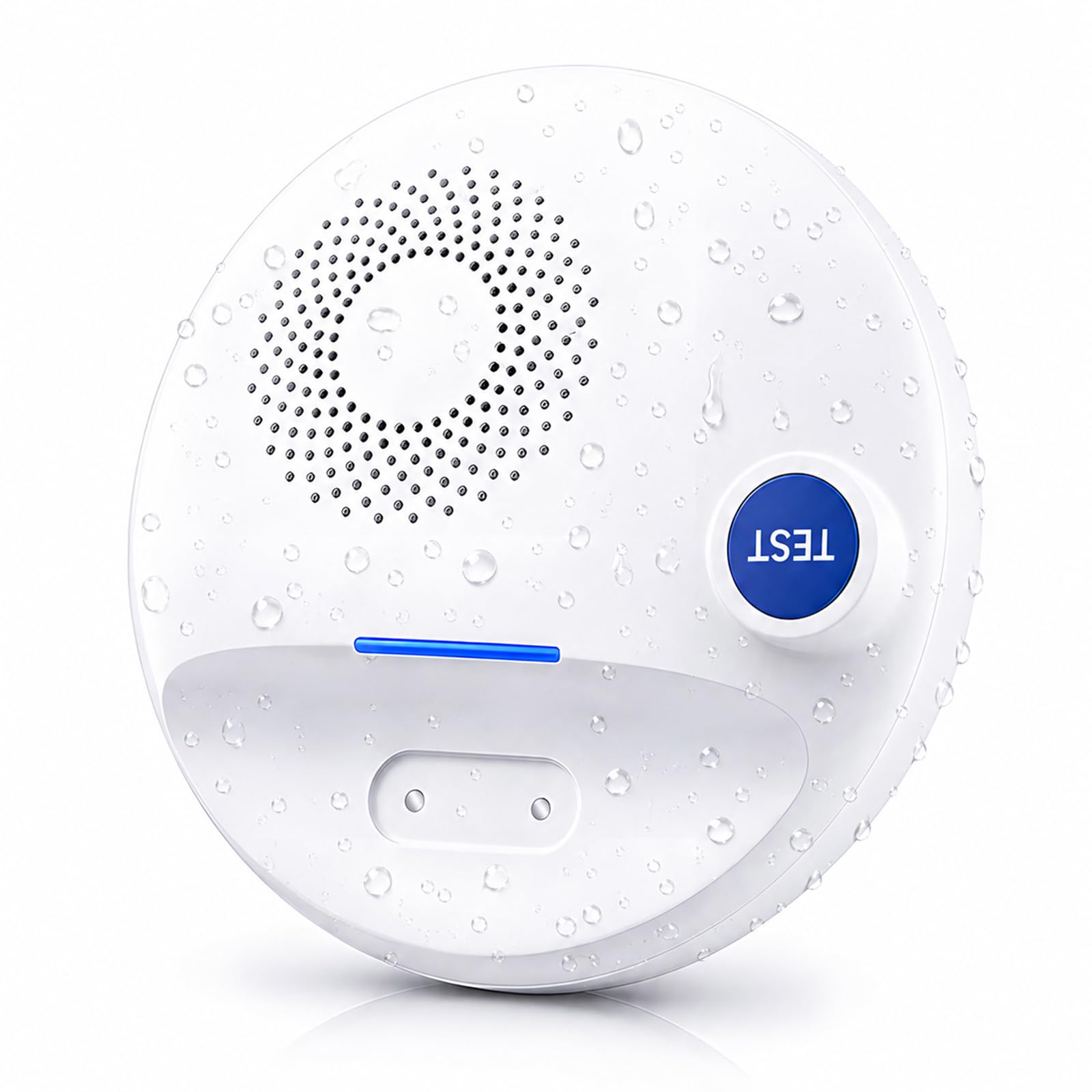 Detector de Fugas de Agua inalámbrico con Doble sonda – Alarma 100 dB, IP67 Resistente al Agua, Funciona autónomo o con Smart Hub, para sótano, Cocina, lavandería & baño