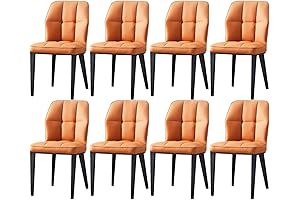 AMAZWI Modern Dining Room Table and Chairs Set of 8