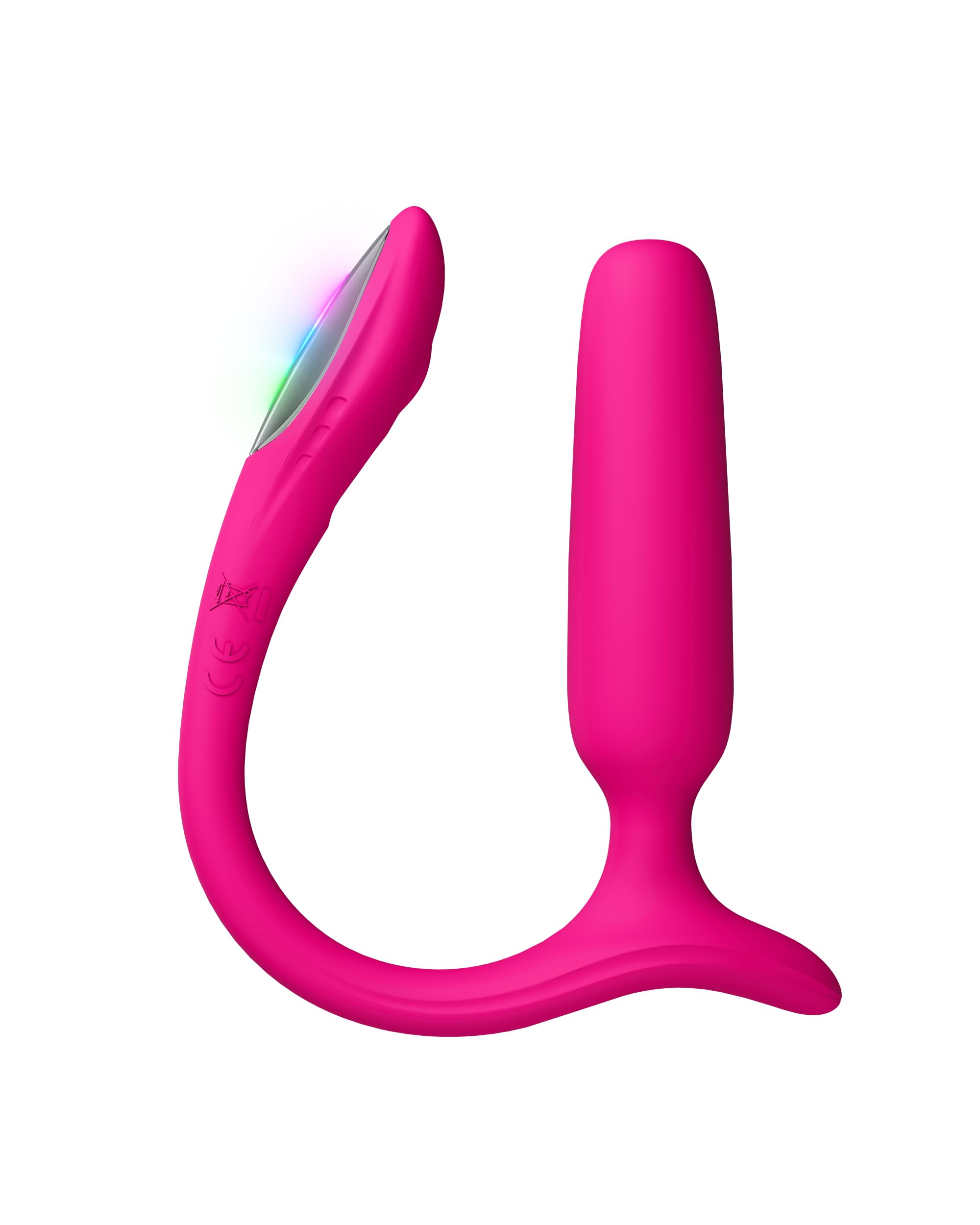 LOVENSE Lush Anal Vibrating Butt Plug Sex Toys, App Controlled Vibrator with LED Light, Small Anal Plug Adult Sex Toys &amp; Games for Men Women Couples, Beginners-Friendly, Waterproof, Rose