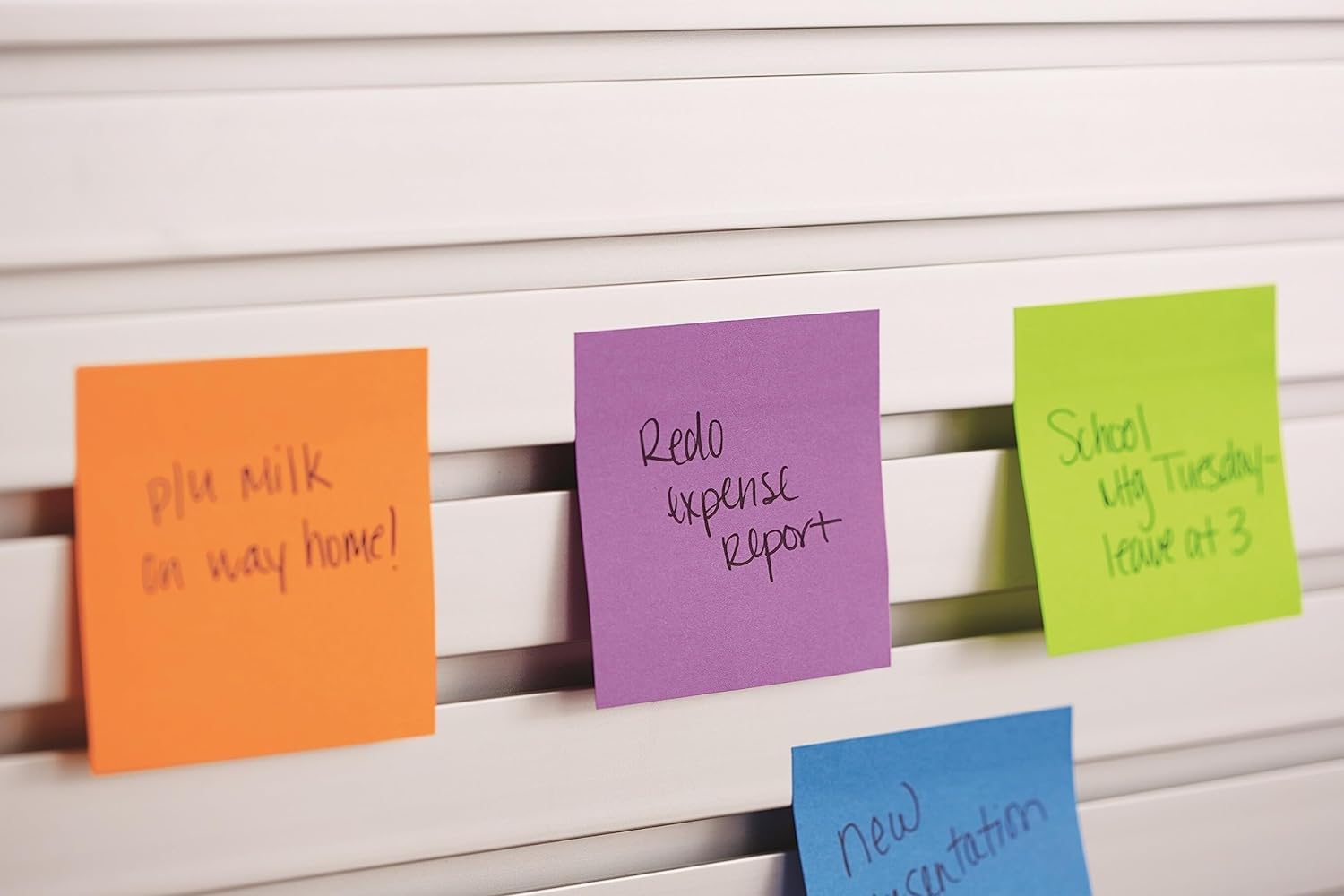 Post-it Sticky Notes Cube Neon Rainbow Collection, 1 podkładka, 325 arkuszy, 76 mm x 76 mm, różowy, żółty, pomarańczowy, zielony - samoprzylepne notatki do robienia notatek, list rzeczy do zrobienia i