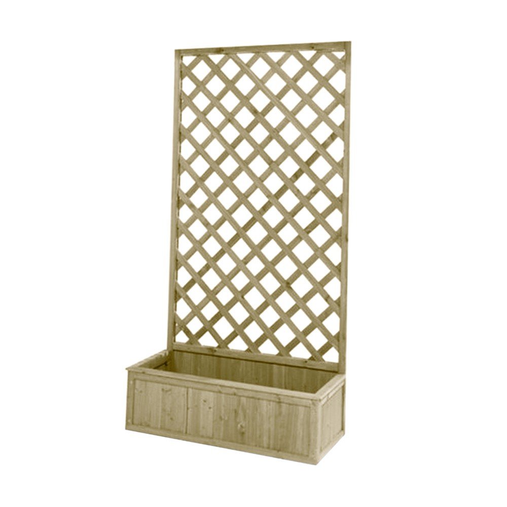 IORIERA con GRIGLIA in Legno IMPREGNATO Dimensioni 180X30X75