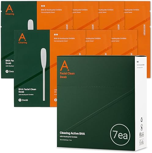 Un hisopo de tóner Clearing (hisopos de 1.57 pulgadas + tóner de 0.33 onzas líquidas), hisopo de apriete de poros (7 bolsas), exfoliante suave para