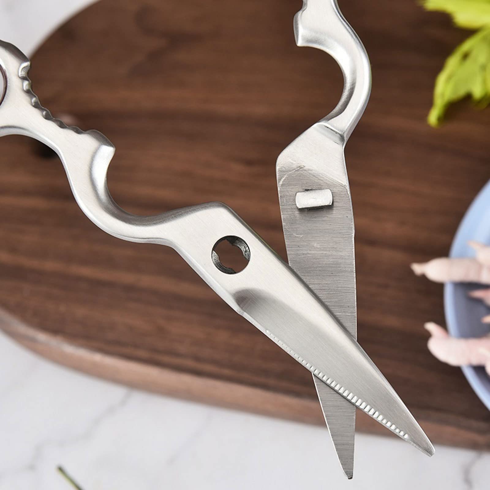 Forbici da Cucina Forbici da Cucina multifunzionali Forbici per la casa in Acciaio Inossidabile Forbici per Ossa di Pollo con Dadi