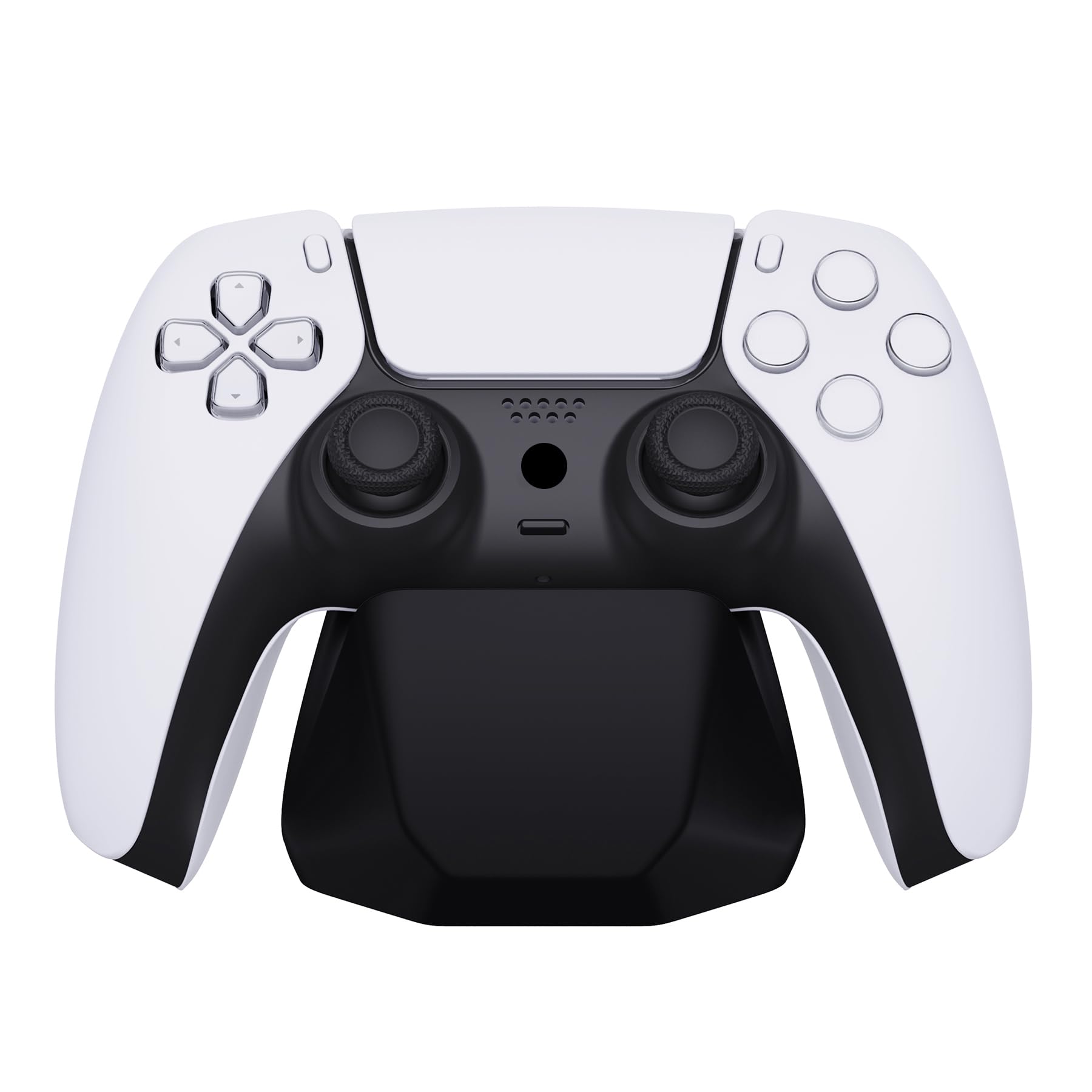 playvital Support pour ps5 Porte Manette pour ps4 Socle Controller Stand Holder pour Xbox Series X/S,pour Switch Pro pour Xbox One X S-Noir Pure,2 PCS