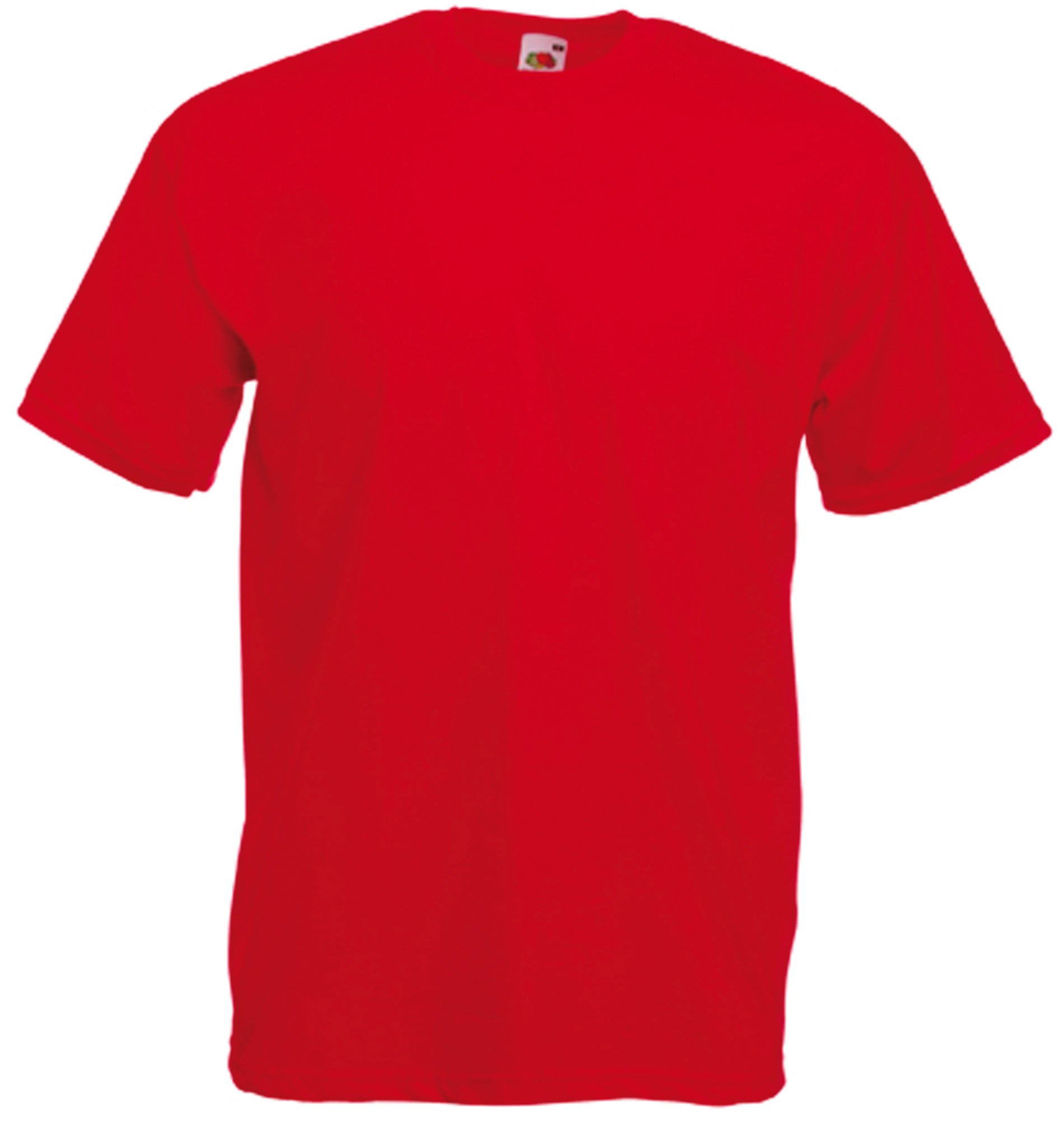 Fruit of the Loom Men's Valueweight Tee T-Shirt, Rot (Red 400), XXL