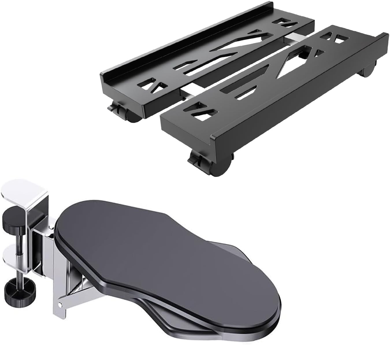 Hovadova Adjustable Mobile CPU Arm Rest Support Office Products