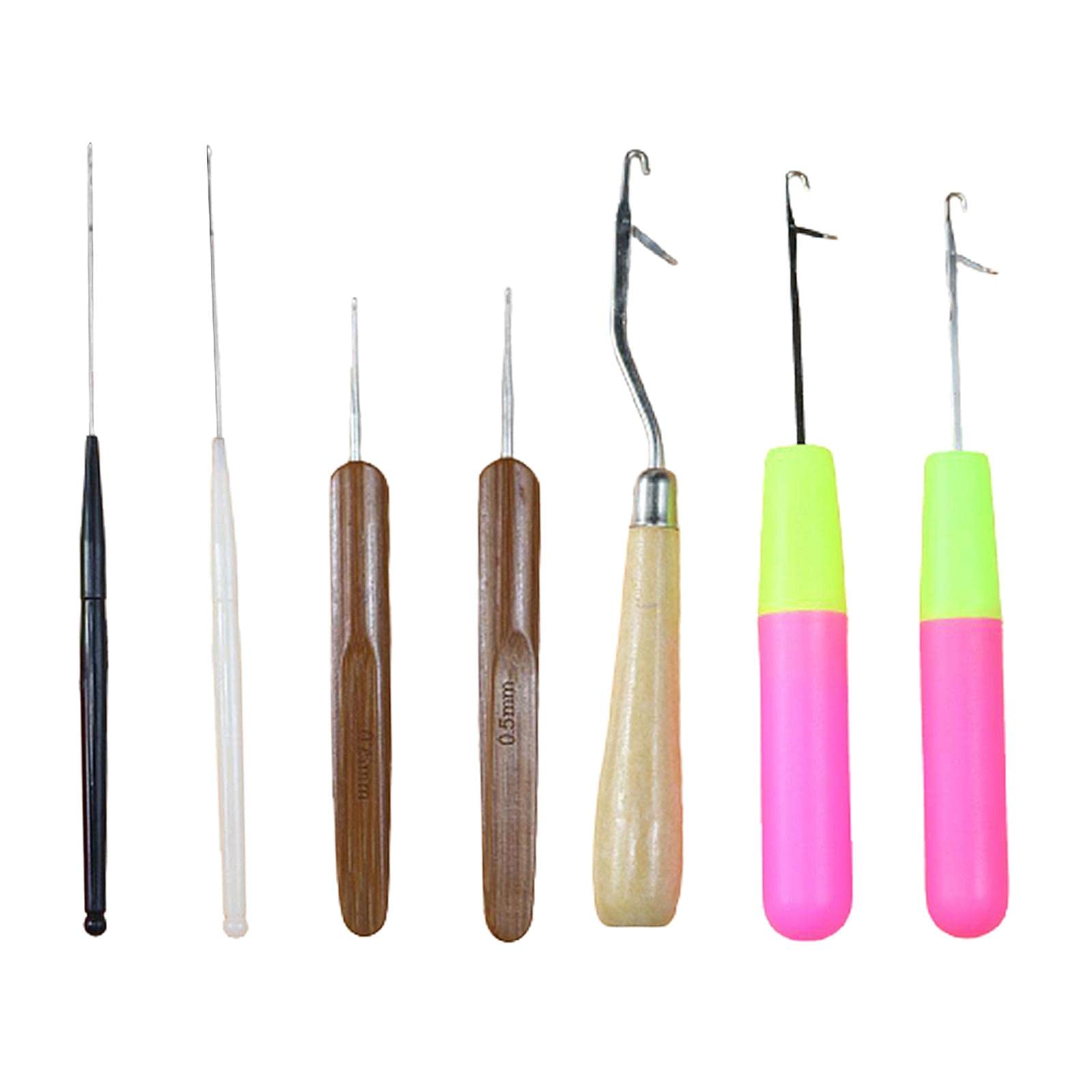 7X Latch Hook Set Quality Crochet Needle Hook for Rag Rug Making Kit Tool-picture-27