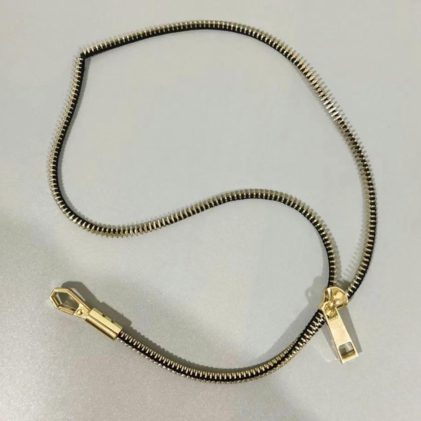 Collar personalizado de clavícula con cremallera para hombre y mujer