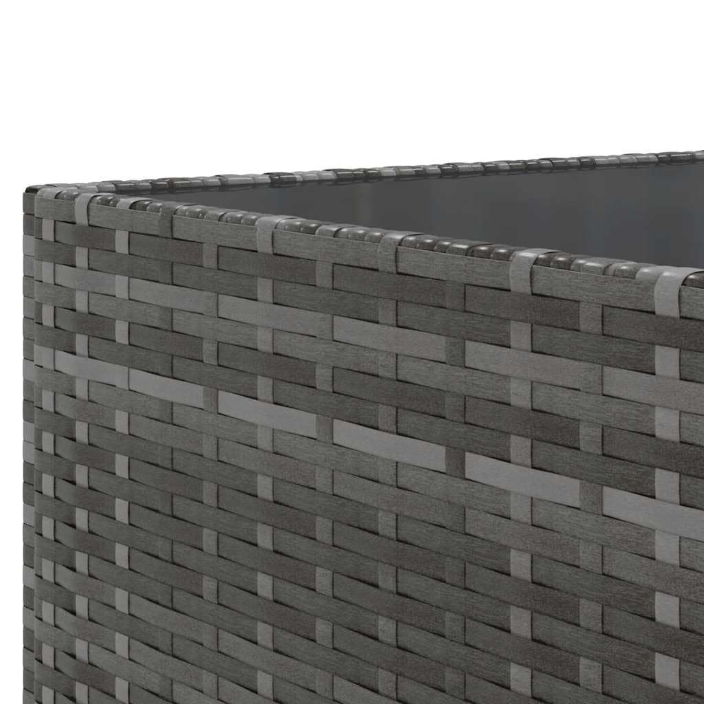 Generico Set Divani da Giardino 9 pz con Cuscini in Polyrattan Grigio,Mobili da Giardino,Set da giardino-3308047