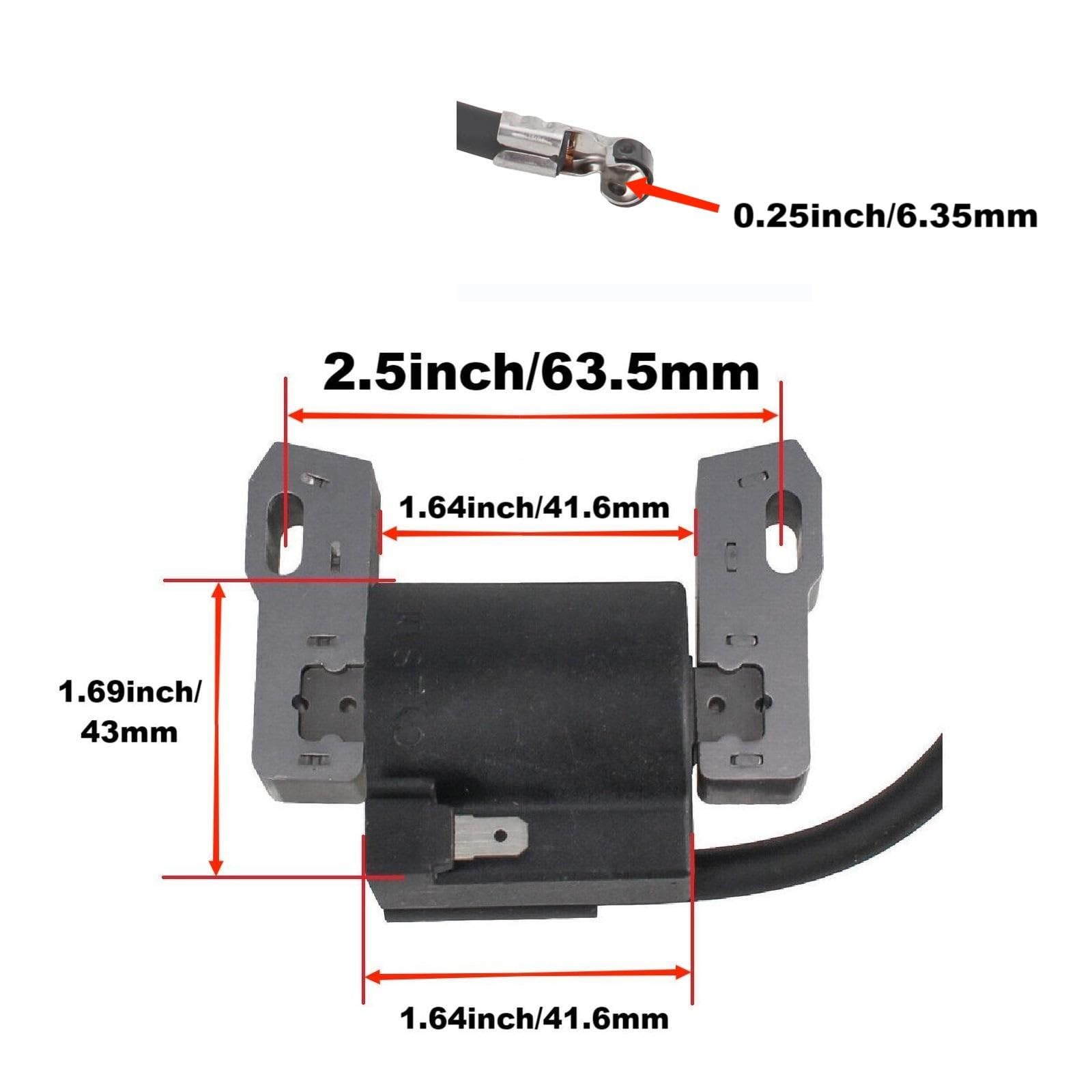 398811 Bobina di accensione modulo a stato solido compatibile con motori monocilindri verticali orizzontali Briggs e Stratton 298968 398265 395326 395492 293366 7HP-16HP