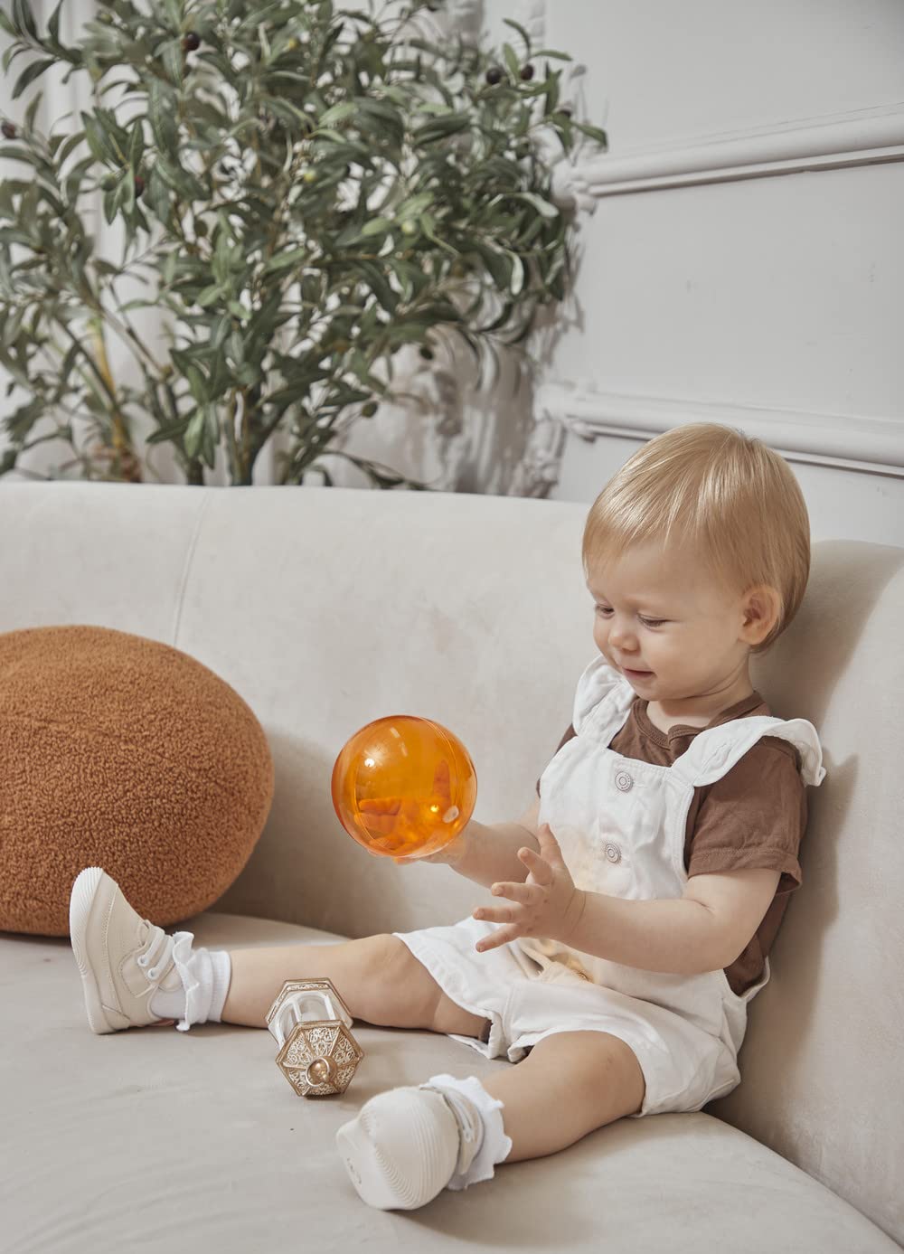 LACOFIA Baby Jungen Mädchen Lauflernschuhe Kleinkind rutschfeste Gummisohle Erste Sneaker
