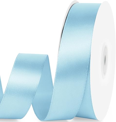 Miniatura 22 de Cinta de satén de 5/8" x 100 yardas - Cinta de seda naranja otoñal con carrete - Ideal para envolver regalos, ramos florales, manualidades