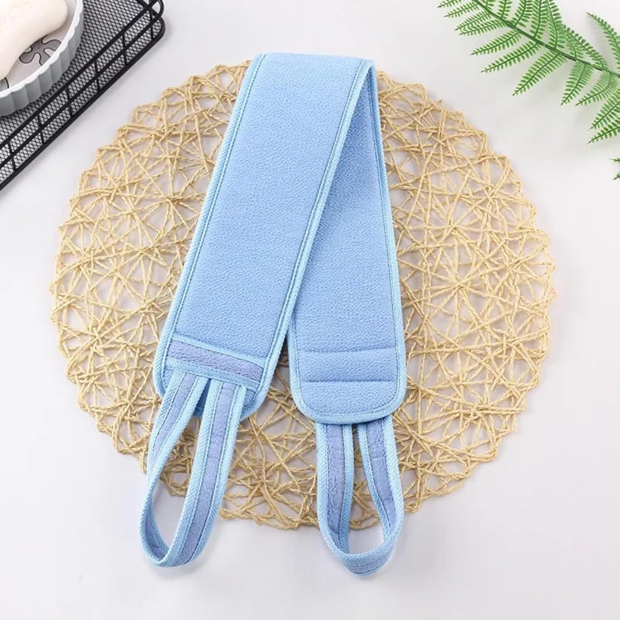 Exfoliating Back Scrubber Set, 3 Pcs for Deep Clean