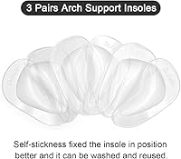 Vista 2 de Dr. Foot's Arch Support Shoe Insoles for Flat Feet, Gel Arch Inserts for Plantar Fasciitis, Adhesive Arch Pad for Relieve Pressure and Feet Pain- 3